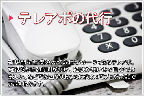 テレアポ代行